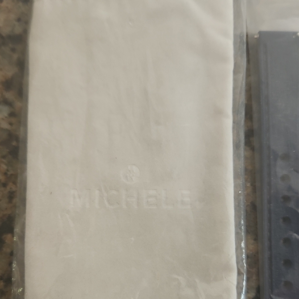 Michele Watchband With Soft Fabric Bag